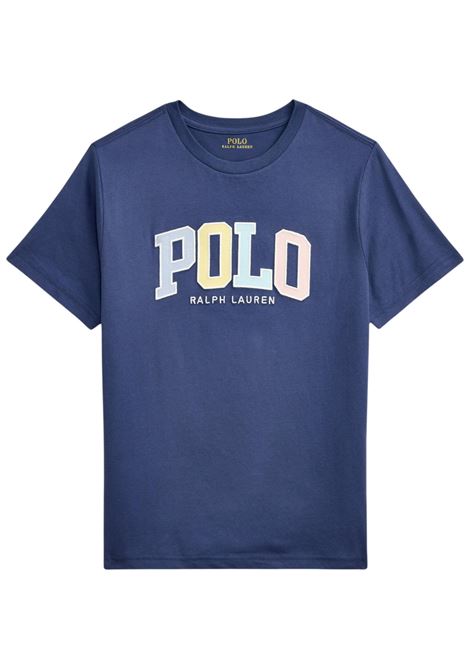 T-shirt unisex blu in cotone RALPH LAUREN | 323965824001/DEBBLU